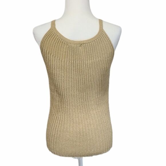 Alberto‎ Makali Sleeveless Golden Top Size XS - Picture 3 of 6